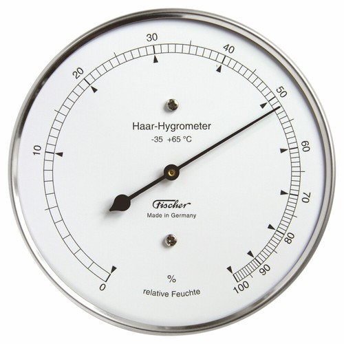 Haar hygrometer edelstahl - haar-hygrometer,,
